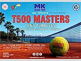 EYLÜLDE T500 MASTERS TENİS TURNUVAMIZDA BULUŞALIM…