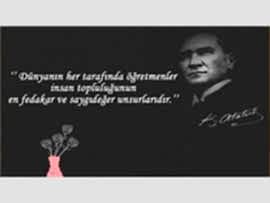 24 KASIM ÖĞRETMENLER GÜNÜNÜZ KUTLU OLSUN...