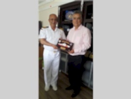 BAKI SAHİL GÜVENLİK AKDENİZ BÖLGE KOMUTANI SG KIDEMLİ ALBAY  LƏNKƏRAN ERHAN ZİYARETİ.